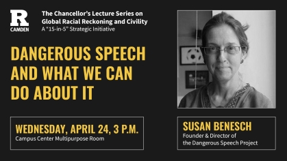 Lecture Event: Dangerous Speech and What We Can Do About It