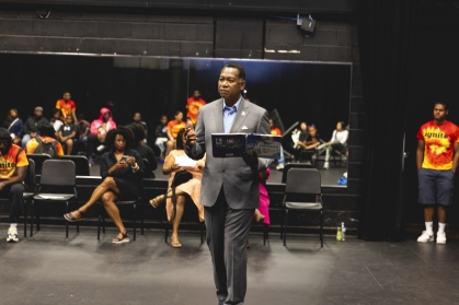 Chancelor reading at CDF Freedom School